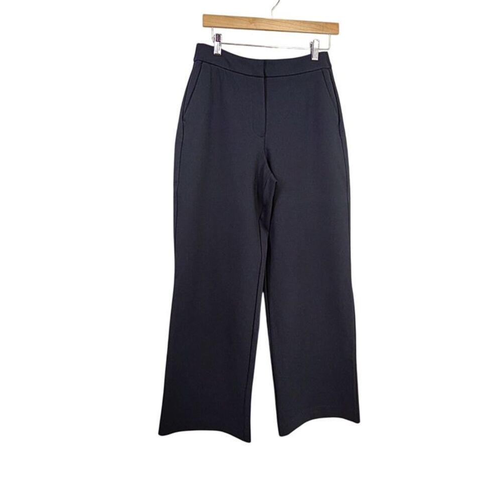 Quince Women Ultra-Stretch Ponte Trouser Navy Pants 8